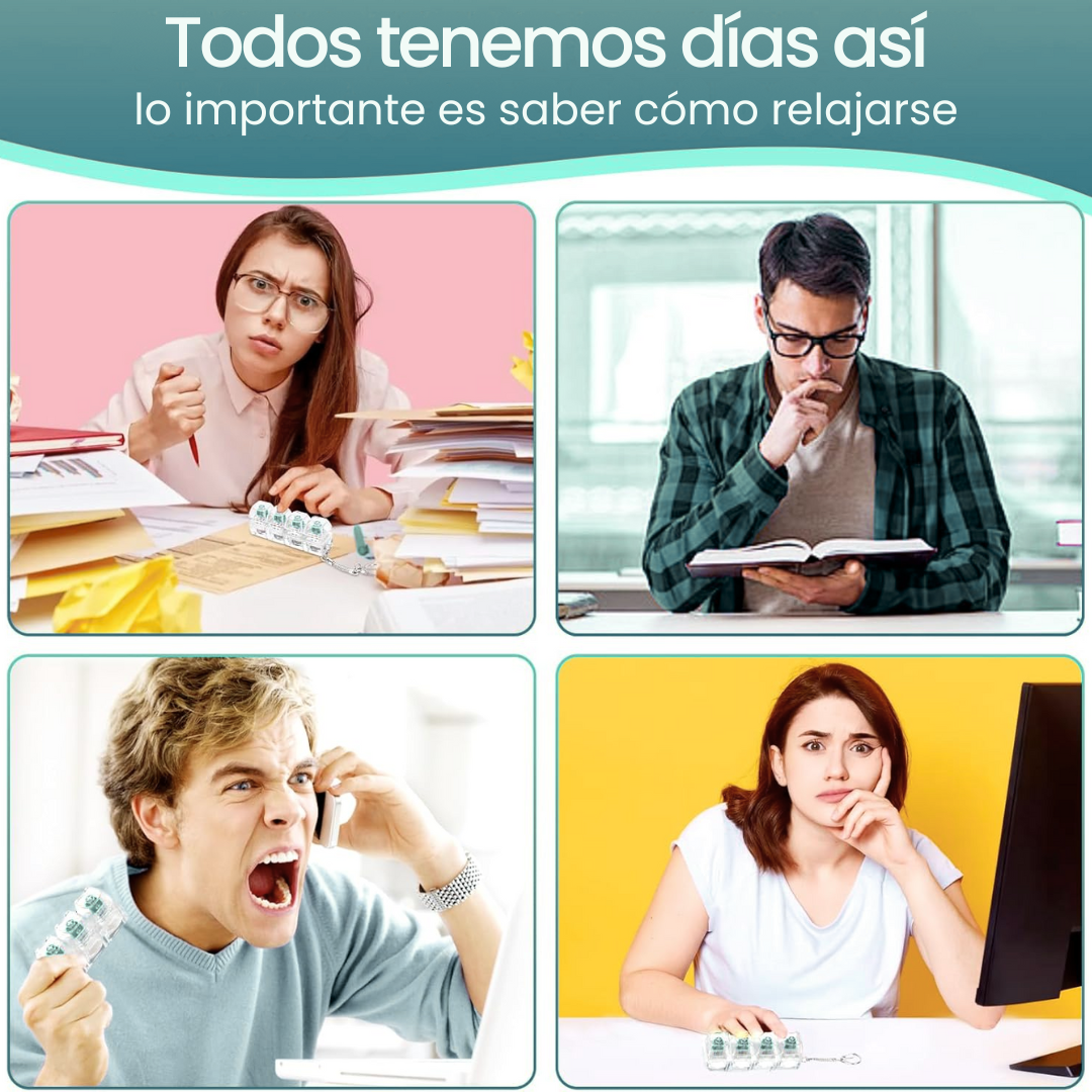 Llavero Antiestrés con Switches Mecánicos